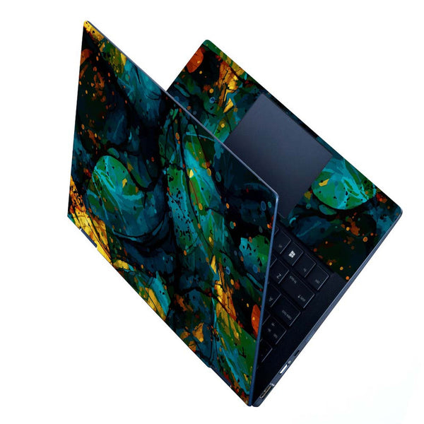 Full Panel Laptop Skin - Multi Abstract Mirror Art