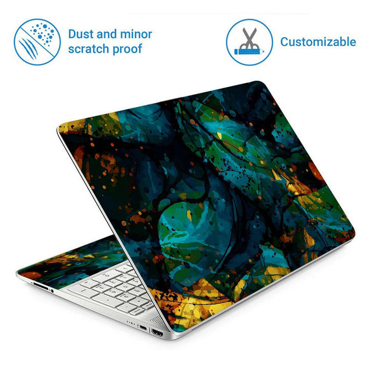 Full Panel Laptop Skin - Multi Abstract Mirror Art