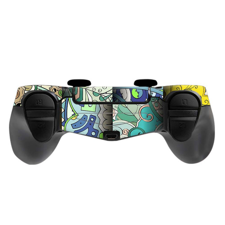 Skin Wrap Vinyl Sticker for DualShock 4 Wireless Controller- Multi Florals