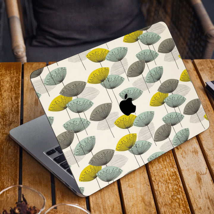 Laptop Skin for Apple MacBook - Multi Flower Art - SkinsLegend