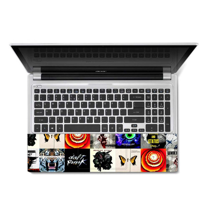 Full Panel Laptop Skin - Music Bands