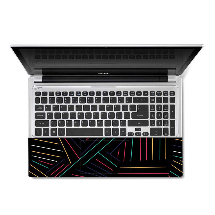 Full Panel Laptop Skin - Neon Lines