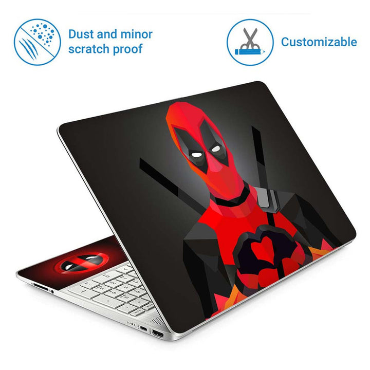 Full Panel Laptop Skin - Ninja Heart