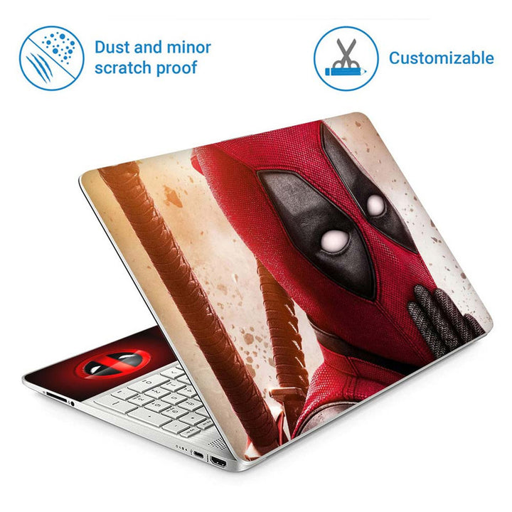 Full Panel Laptop Skin - Ninja Sword