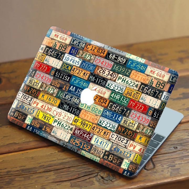 Laptop Skin for Apple MacBook - Number Plates - SkinsLegend