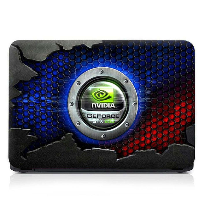 Full Panel Laptop Skin - Nvidia Force Honeycomb