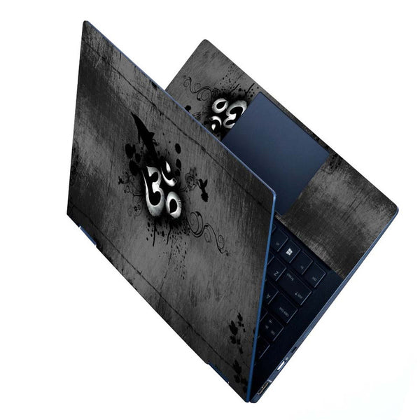 Full Panel Laptop Skin - Om Metal