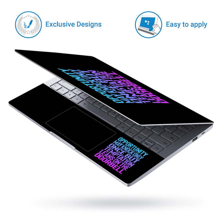 Full Panel Laptop Skin - Opportunity