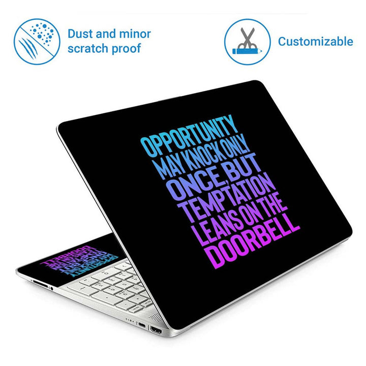 Full Panel Laptop Skin - Opportunity