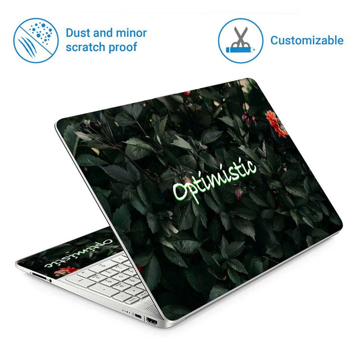 Full Panel Laptop Skin - Optimistic Floral