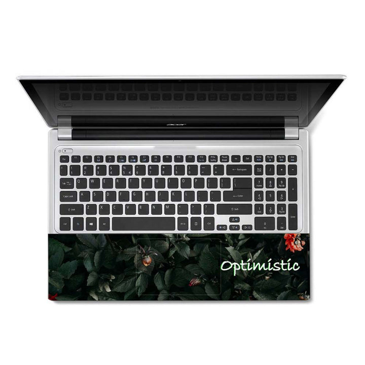 Full Panel Laptop Skin - Optimistic Floral