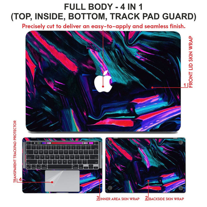 Laptop Skin for Apple MacBook - Paint Texture - SkinsLegend