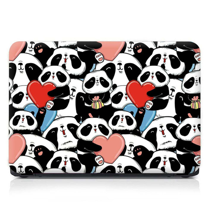 Full Panel Laptop Skin - Panda Collage