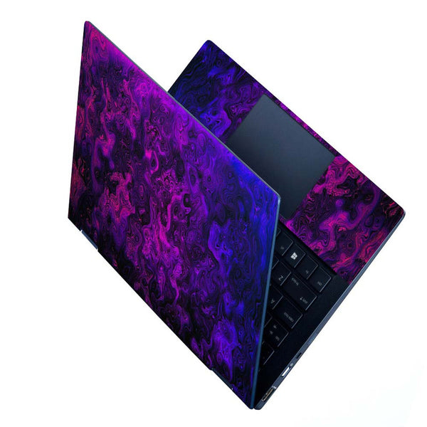 Full Panel Laptop Skin - Pink Blue Abstract