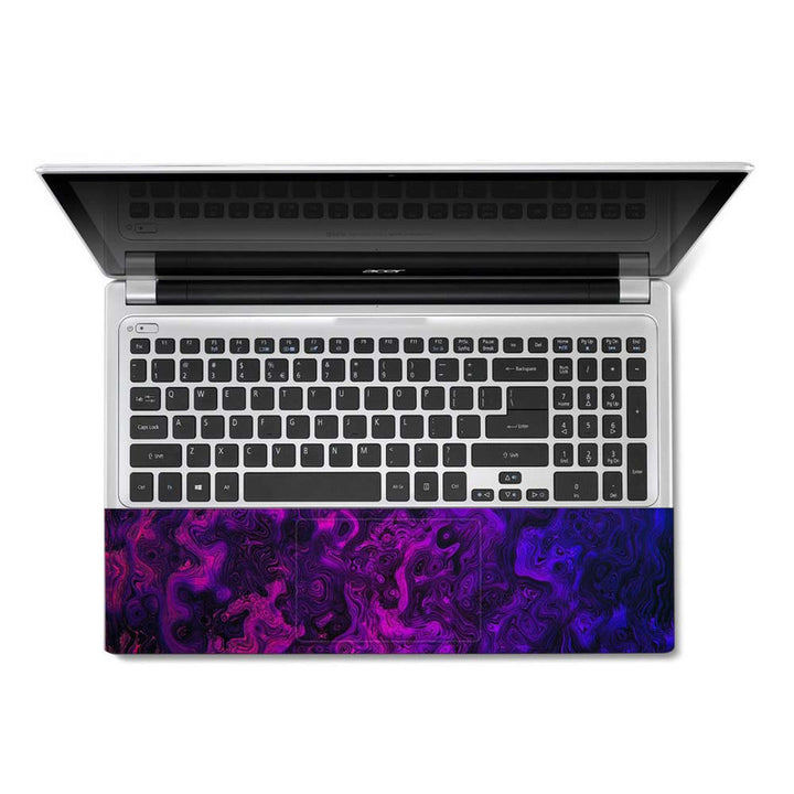 Full Panel Laptop Skin - Pink Blue Abstract