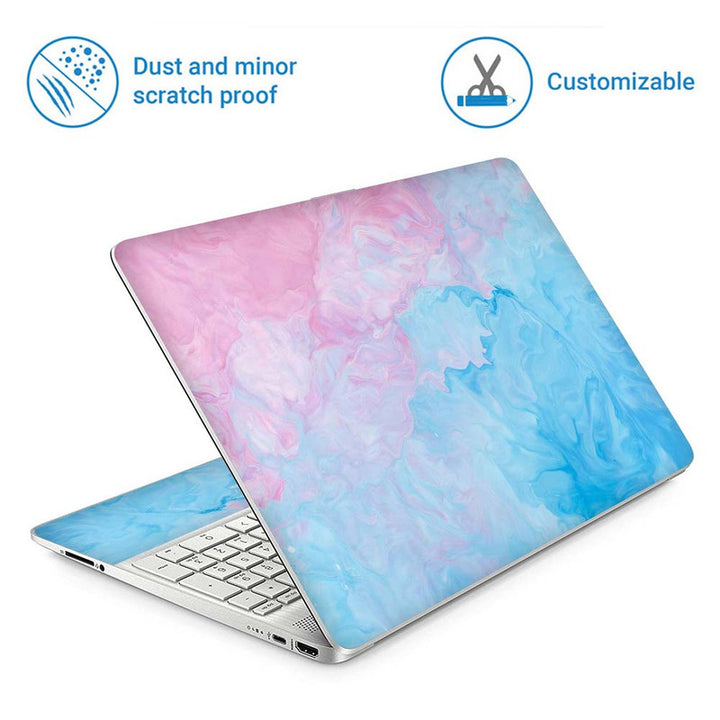 Full Panel Laptop Skin - Pink Blue Stroke