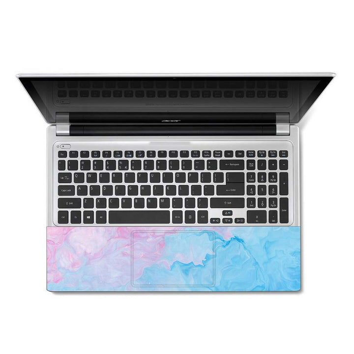 Full Panel Laptop Skin - Pink Blue Stroke