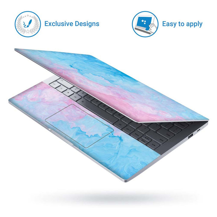 Full Panel Laptop Skin - Pink Blue Stroke