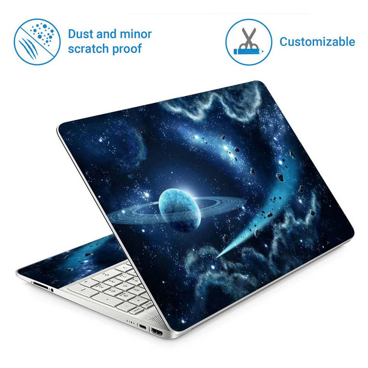 Full Panel Laptop Skin - Planet Meteors