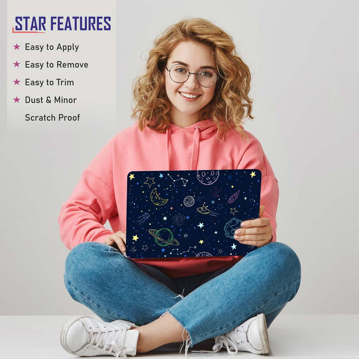 Full Panel Laptop Skin - Planet Space