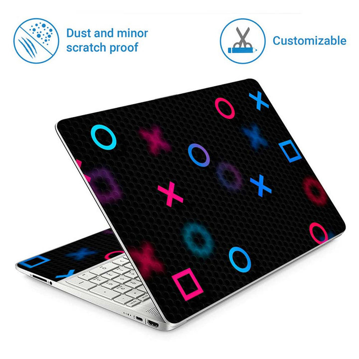 Full Panel Laptop Skin - Play Buttons