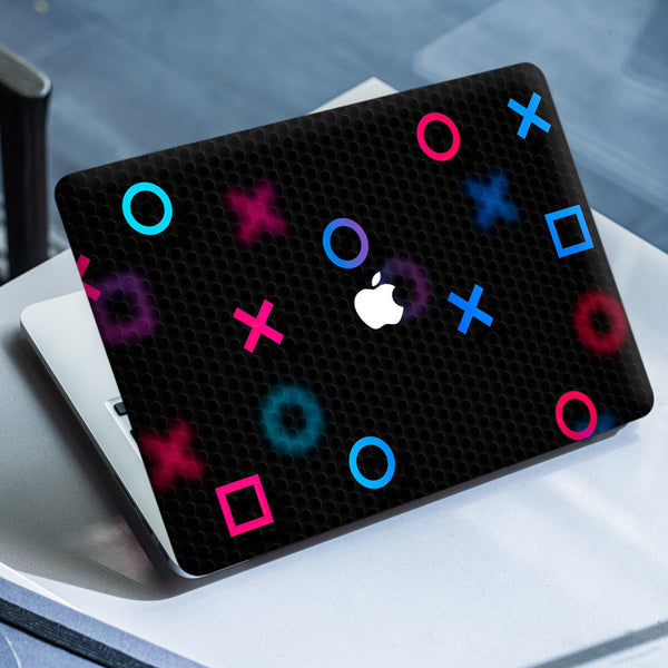 Laptop Skin for Apple MacBook - Play Buttons - SkinsLegend