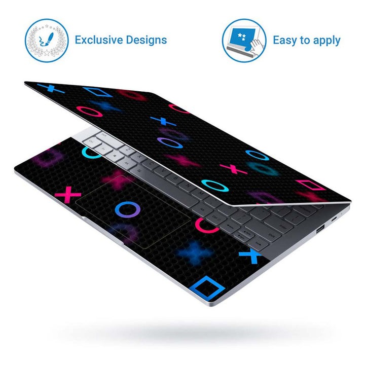 Full Panel Laptop Skin - Play Buttons