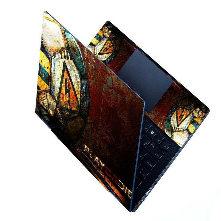 Full Panel Laptop Skin - Play or Die