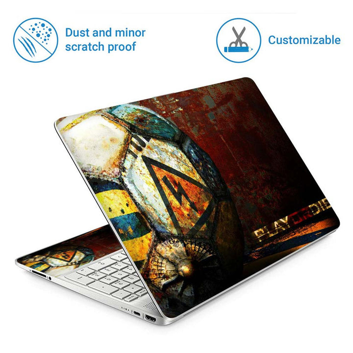 Full Panel Laptop Skin - Play or Die