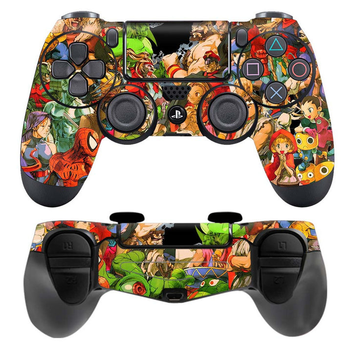 Skin Wrap Vinyl Sticker for DualShock 4 Wireless Controller- Player Collage