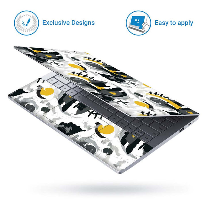 Full Panel Laptop Skin - Plus Abstract