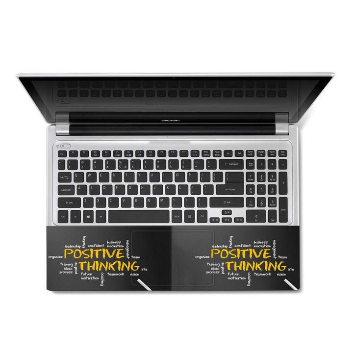 Full Panel Laptop Skin - Positive Thinking