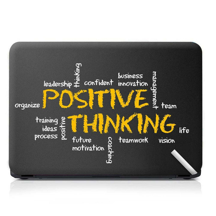 Full Panel Laptop Skin - Positive Thinking