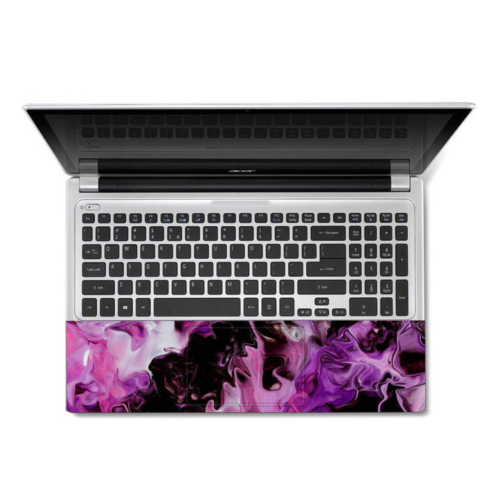 Full Panel Laptop Skin - Purple Shade Marble Series