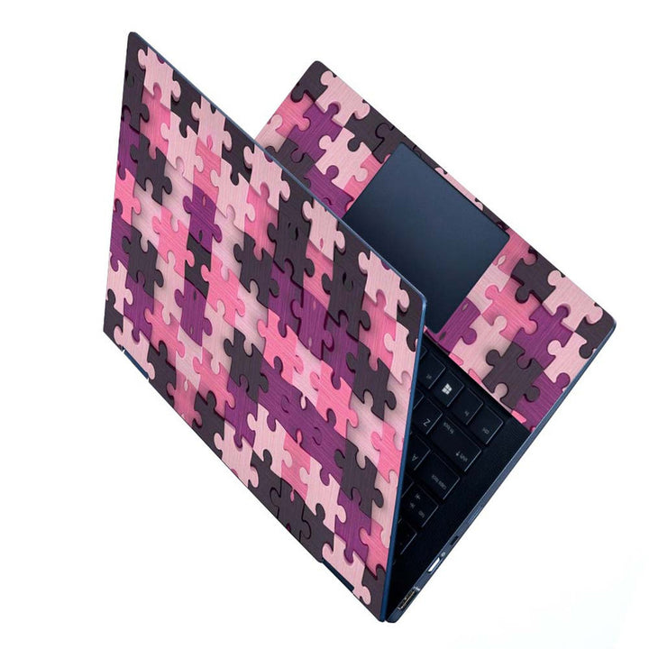 Full Panel Laptop Skin - Puzzle Abstract