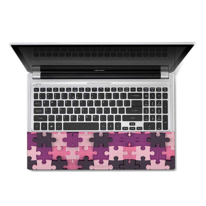 Full Panel Laptop Skin - Puzzle Abstract