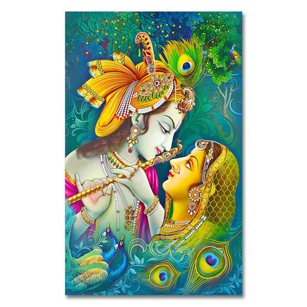 FineArts Rolled Canvas Painting - Radha Krishna RK10