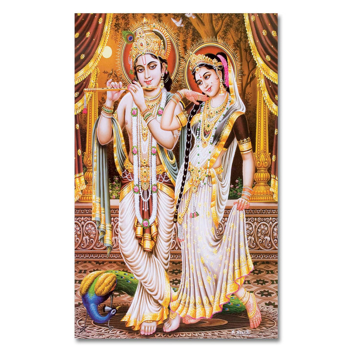 FineArts Rolled Canvas Painting - Radha Krishna RK06