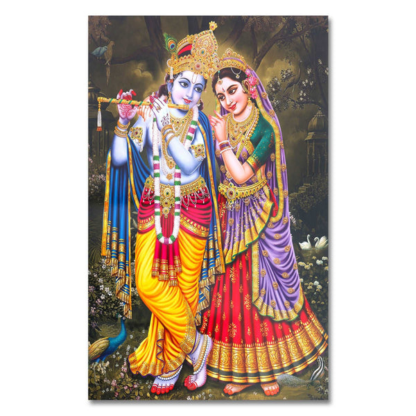 FineArts Rolled Canvas Painting - Radha Krishna RK08