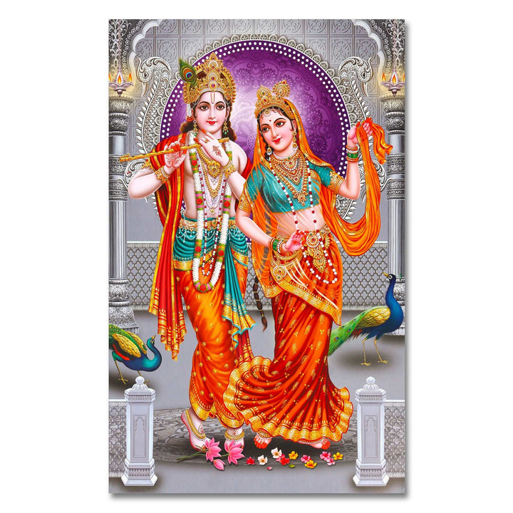 FineArts Rolled Canvas Painting - Radha Krishna RK09