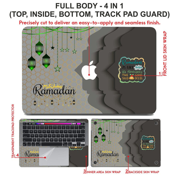 Laptop Skin for Apple MacBook - Ramadan Lightning Design - SkinsLegend