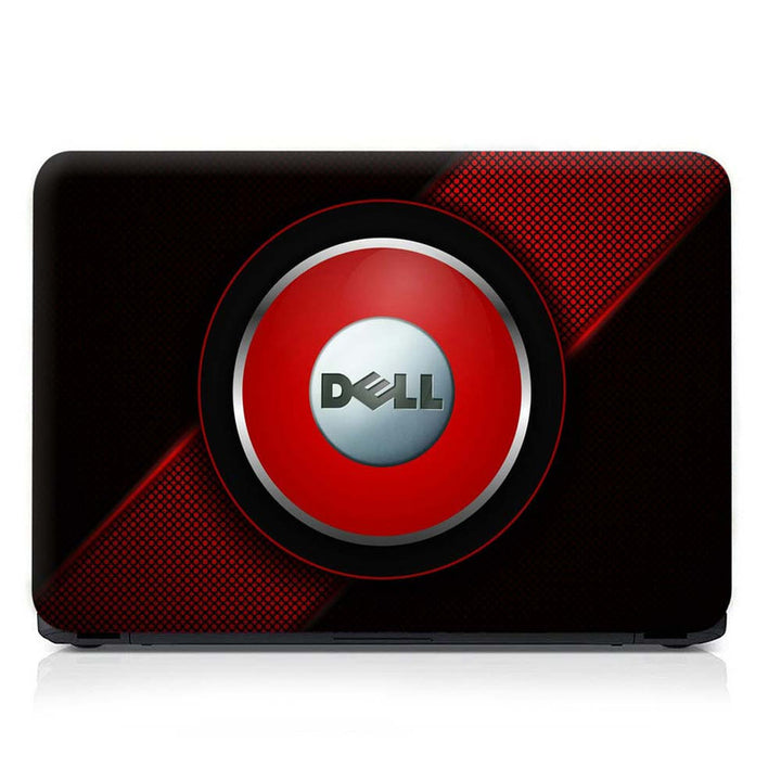 Full Panel Laptop Skin - Red Circle Dell