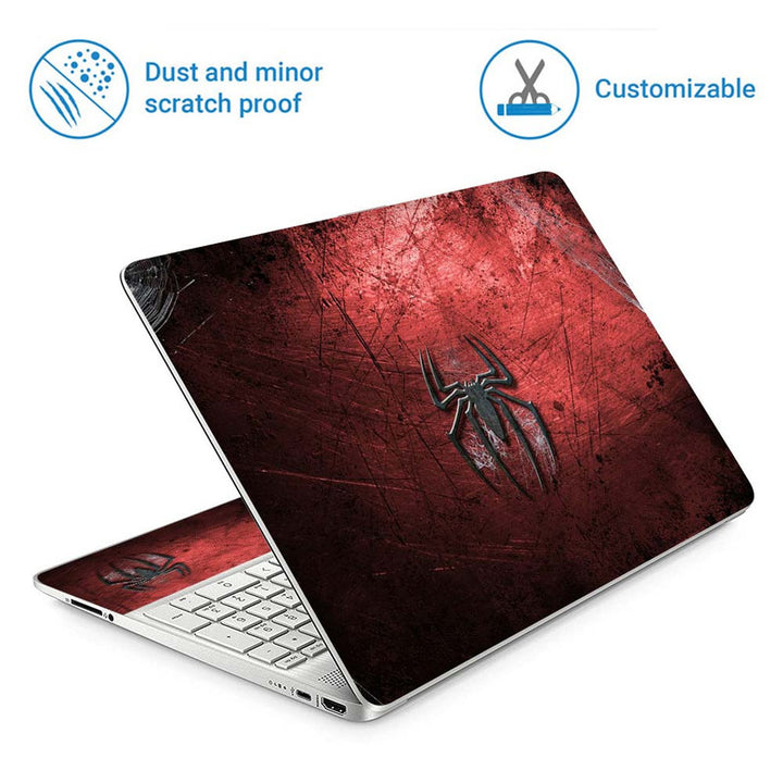 Full Panel Laptop Skin - Red Spider