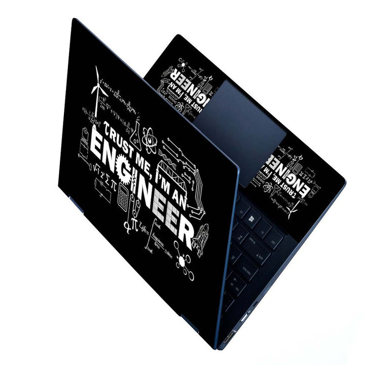 Full Panel Laptop Skin - Rocket Trust Me I am Engineer