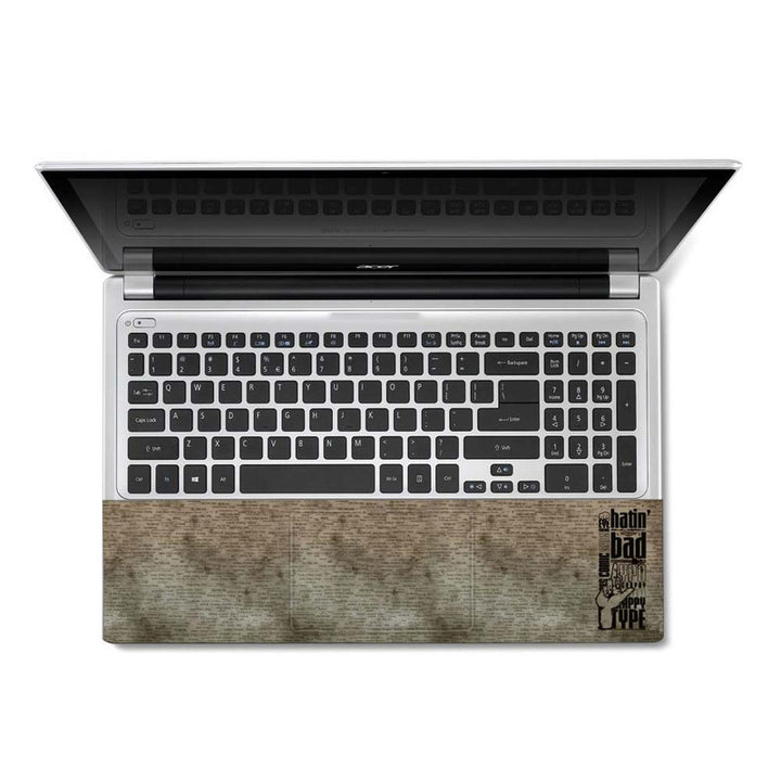 Full Panel Laptop Skin - Sans Comic Sans