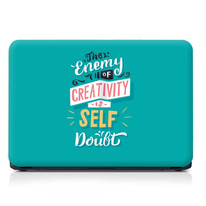 Full Panel Laptop Skin - Self Doubt