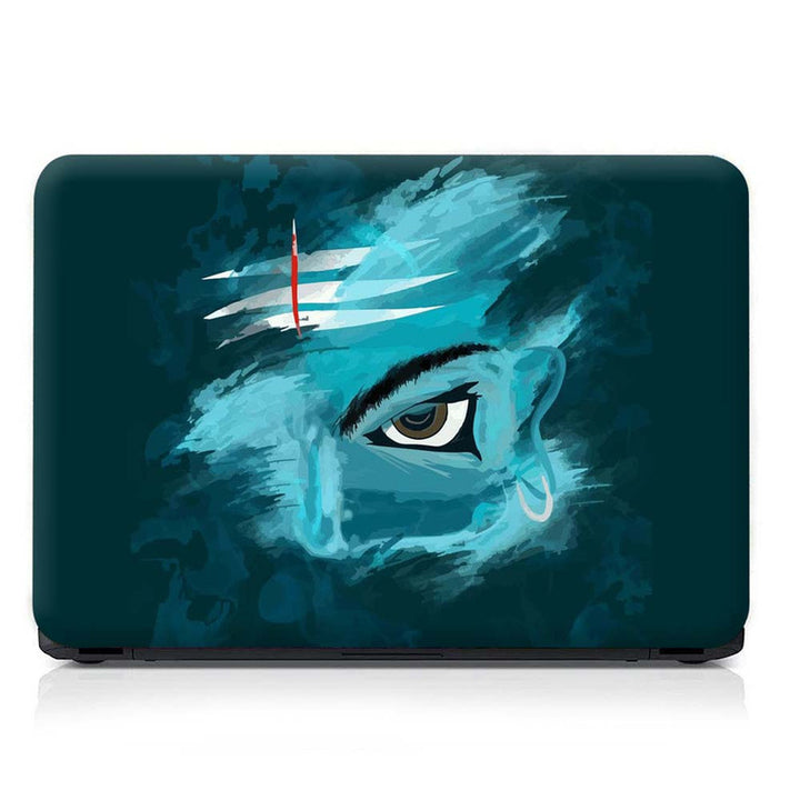 Full Panel Laptop Skin - Shiva Blue Smoke