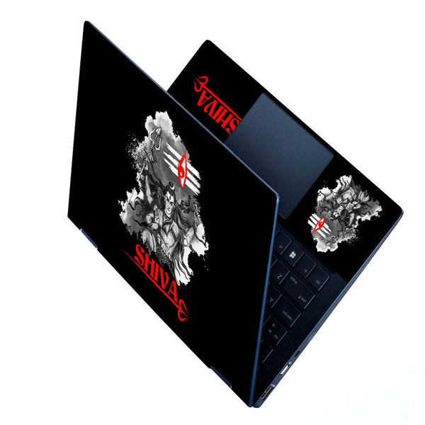 Full Panel Laptop Skin - Shiva Tandav Trishool