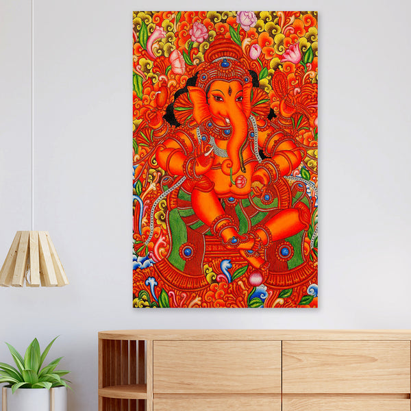 FineArts Rolled Canvas Painting - Shree Ganesha - SkinsLegend