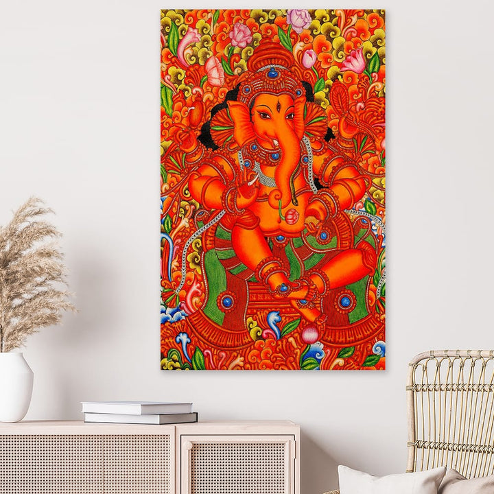 FineArts Rolled Canvas Painting - Shree Ganesha - SkinsLegend